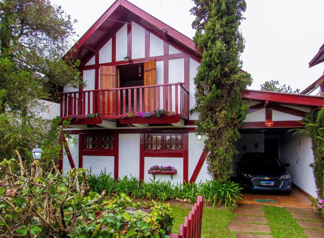 Вилла Chale Com Lareira E Wi-Fi Em Campos Do Jordao - Sp Экстерьер фото
